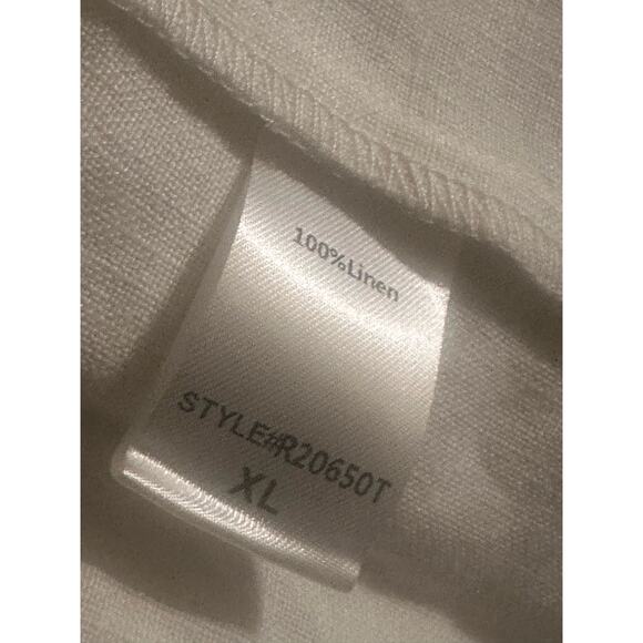 Tuckernuck Dress Puff Sleeve Linen Annie Smocked Mini White Women's Size Large - Picture 6 of 10